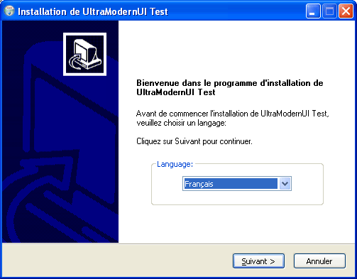 Multi language page with the Modern UIEx interface